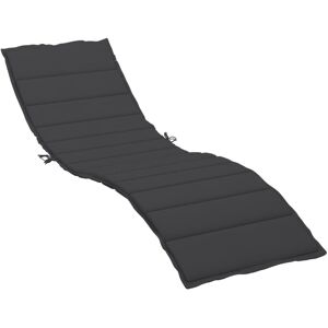 Almohadilla para tumbona negra vidaXL - 200x50x3 cm tela Oxford Almohadilla para tumbona negra vidaXL - 200x50x3 cm tela Oxford