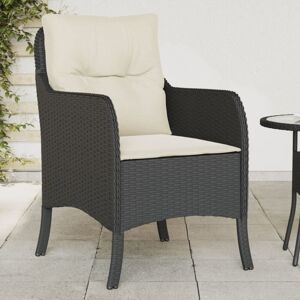 Vidaxl - Sillones De Jardín Con Cojines 2 Uds Ratán Sintético Negro Vidaxl - Sillones De Jardín Con Cojines 2 Uds Ratán Sintético Negro