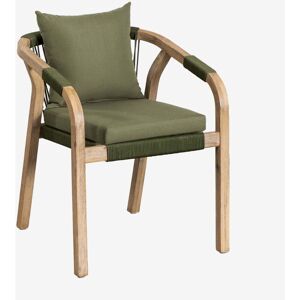 Sklum - Pack De 2 Sillas De Jardín Con Reposabrazos En Madera De Acacia Dubai Sklum - Pack De 2 Sillas De Jardín Con Reposabrazos En Madera De Acacia Dubai