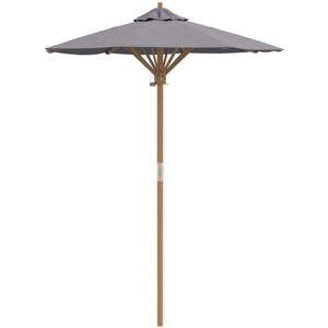 Sombrilla de jardín Vidaxl - Ajustable, resistente a UV, Gris oscuro - Sombrilla de jardín Sombrilla de jardín Vidaxl - Ajustable, resistente a UV, Gris oscuro - Sombrilla de jardín
