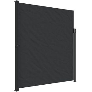 Toldo Lateral Retráctil Negro 220x300 Cm Vidaxl Toldo Lateral Retráctil Negro 220x300 Cm Vidaxl
