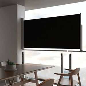Toldo Lateral Retráctil Para Patio 120x300 Cm Negro Vidaxl Toldo Lateral Retráctil Para Patio 120x300 Cm Negro Vidaxl