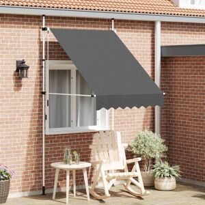 Vidaxl - Toldo Retráctil De Funcionamiento Manual Antracita 150 Cm Vidaxl - Toldo Retráctil De Funcionamiento Manual Antracita 150 Cm