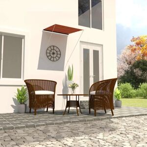 Toldo Retráctil Naranja Y Marrón 100x150 Cm Vidaxl Toldo Retráctil Naranja Y Marrón 100x150 Cm Vidaxl