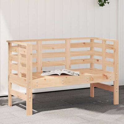 banco de jardín de pino natural vidaXL 111,5x53x71 cm - Banco de jardín banco de jardín de pino natural vidaXL 111,5x53x71 cm - Banco de jardín