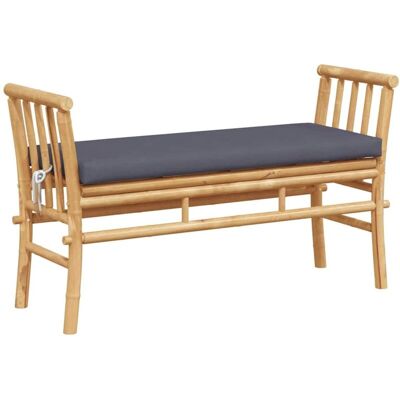 Banco de jardín Vidaxl 110cm de bambú resistente Estilo moderno - Banco de jardín Banco de jardín Vidaxl 110cm de bambú resistente Estilo moderno - Banco de jardín