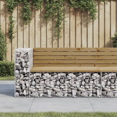 vidaXL Banco de jardín Marrón Oscuro 122x71x65,5 cm - Banco de Jardín vidaXL Banco de jardín Marrón Oscuro 122x71x65,5 cm - Banco de Jardín