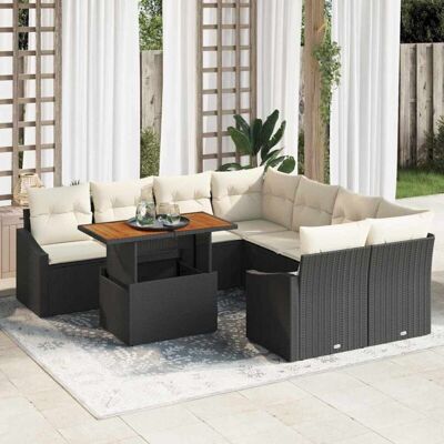 Modelo Desconocido - Juego de Comedor de Jardín 9 Piezas Modelo Desconocido - Juego de Comedor de Jardín 9 Piezas
