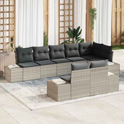 Conjunto de Sofá de Jardín 8 Piezas - Muebles de Jardín Conjunto de Sofá de Jardín 8 Piezas - Muebles de Jardín