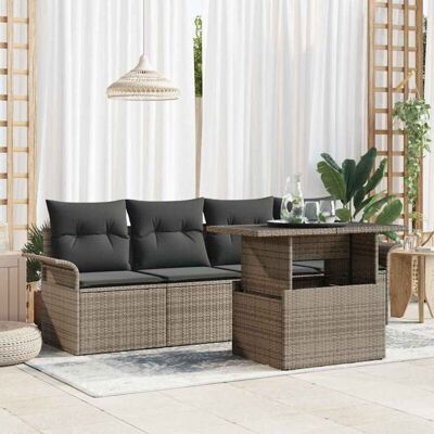 Conjunto de Sofá Modular para Exteriores - Muebles de Jardín Conjunto de Sofá Modular para Exteriores - Muebles de Jardín