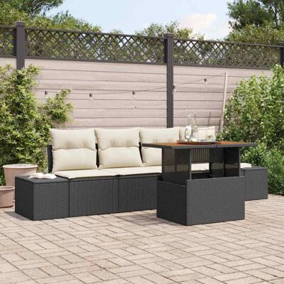 Set de Sofá de Jardín Vidaxl - Moderno, Resistente a UV y Agua Set de Sofá de Jardín Vidaxl - Moderno, Resistente a UV y Agua