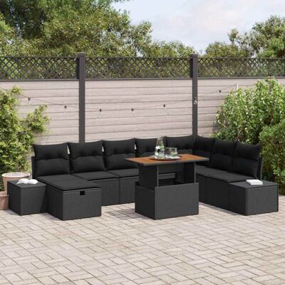 Marca Modelo - Conjunto de Sofá de Jardín - 9 Piezas Marca Modelo - Conjunto de Sofá de Jardín - 9 Piezas