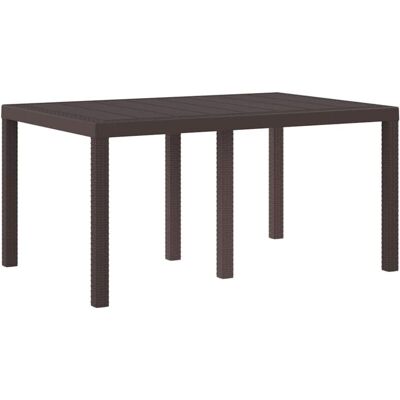 Mesa Rectangular Exterior Marrón VidaXL - Mesa Mesa Rectangular Exterior Marrón VidaXL - Mesa