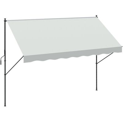 Outsunny Toldo Manual Retráctil 300x175x210-310cm Toldo Ajustable Con Manivela Protección Solar Uv40+ Prueba De Aiento Para Balcón Jardín Terraza Outsunny Toldo Manual Retráctil 300x175x210-310cm Toldo Ajustable Con Manivela Protección Solar Uv40+ Prueba De Aiento Para Balcón Jardín Terraza