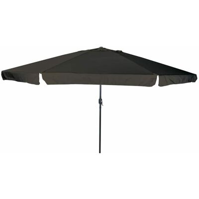 Parasol De Jardín Negro 395 X 395 X 245 Cm Poliéster, Acero Vidaxl Parasol De Jardín Negro 395 X 395 X 245 Cm Poliéster, Acero Vidaxl