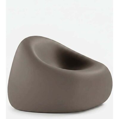 PLUST Sillón Para Exterior Jardín Terraza Polietileno Diseño Moderno Gumball P1 - Beige PLUST Sillón Para Exterior Jardín Terraza Polietileno Diseño Moderno Gumball P1 - Beige
