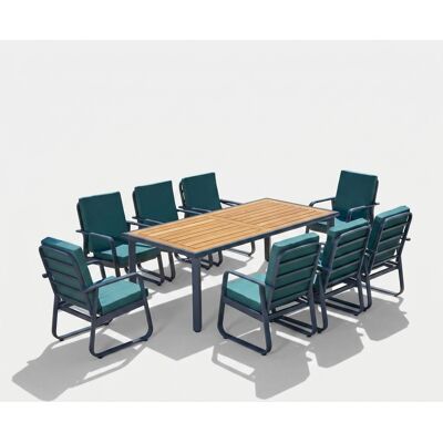 EMOB Juego De Mesa Y Sillas De Jardín En Aluminio Milano EMOB Juego De Mesa Y Sillas De Jardín En Aluminio Milano