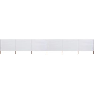 vidaXL tela de cortaviento de 6 piezas - Pantalla de viento - 800x160 cm - Blanco arena vidaXL tela de cortaviento de 6 piezas - Pantalla de viento - 800x160 cm - Blanco arena