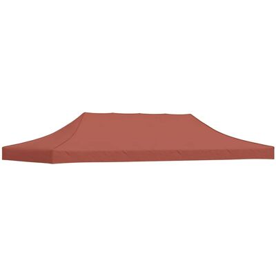 vidaXL Carpa de fiesta Terracota 6x3m Cubierta de reemplazo vidaXL Carpa de fiesta Terracota 6x3m Cubierta de reemplazo