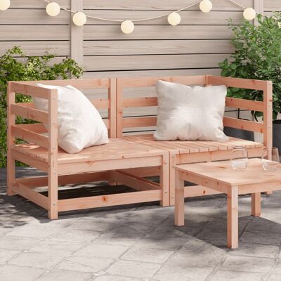 Sofá Esquinero 2 pzas Madera de Douglas Natural Muebles Jardín Sofá Esquinero 2 pzas Madera de Douglas Natural Muebles Jardín