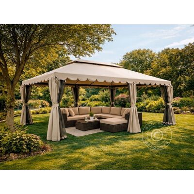 Cenador De Jardín Osiris 3x6m, Beis Oscuro - Dancover Cenador De Jardín Osiris 3x6m, Beis Oscuro - Dancover