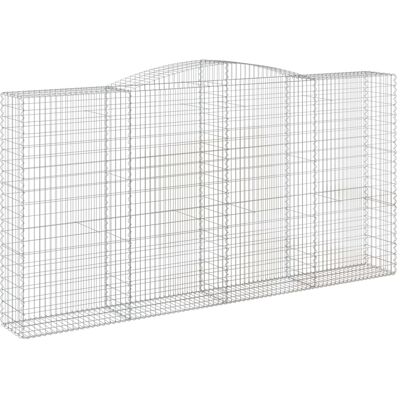 vidaXL Cestas de gaviones Arco 4 uds 400x50x200 cm vidaXL Cestas de gaviones Arco 4 uds 400x50x200 cm