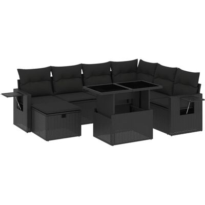 Conjunto de Sofás de Jardín vidaXL - Modular, Resistente UV, 7 Plazas Conjunto de Sofás de Jardín vidaXL - Modular, Resistente UV, 7 Plazas