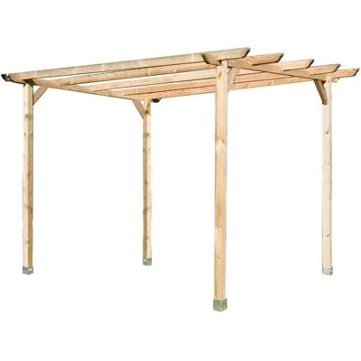 Faura - Pergola De Madera Extra 240cm 240cm 250cm Faura - Pergola De Madera Extra 240cm 240cm 250cm
