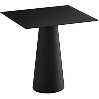 PLUST Mesa De Comedor Cuadrada Diseño Moderno Jardín Terraza Fura T1-dq - Negro PLUST Mesa De Comedor Cuadrada Diseño Moderno Jardín Terraza Fura T1-dq - Negro