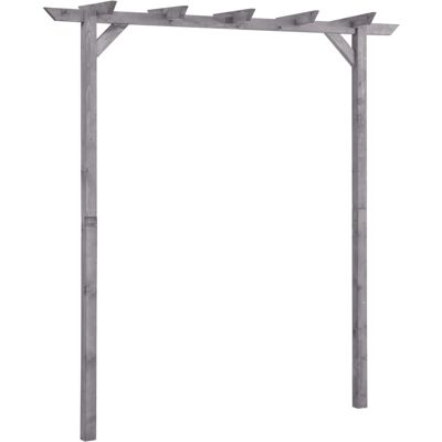 Maisonchic Pérgola de jardín de pino - Madera impregnada - 200x40x205 cm Maisonchic Pérgola de jardín de pino - Madera impregnada - 200x40x205 cm