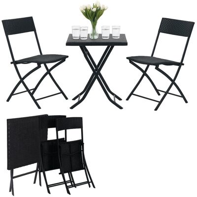 OEM Extralink Conjunto De Muebles De Jardín Moderno Negro OEM Extralink Conjunto De Muebles De Jardín Moderno Negro