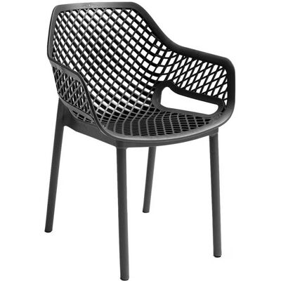 BICA Sedia In Polipropilene 'aria Armchair' Taupe BICA Sedia In Polipropilene 'aria Armchair' Taupe