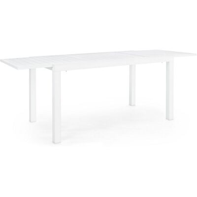 Mesa de Jardín Extensible Blanca BIZZOTTO Hilde - 140-210cm Mesa de Jardín Extensible Blanca BIZZOTTO Hilde - 140-210cm