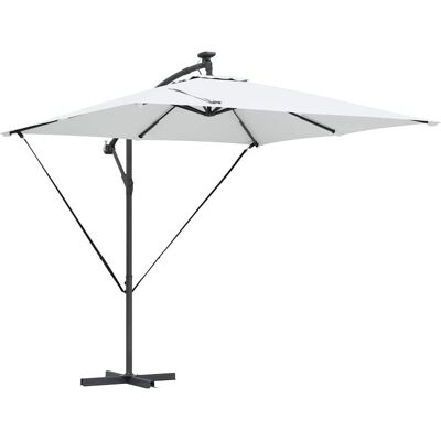 HELLOSHOP26 Sombrilla Excéntrica Moderna Inclinable Para Exteriores 249 X 249 X 250 Cm De Acero Color Arena 020058771 HELLOSHOP26 Sombrilla Excéntrica Moderna Inclinable Para Exteriores 249 X 249 X 250 Cm De Acero Color Arena 020058771