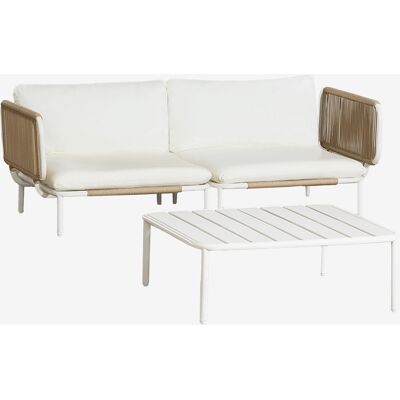 Conjunto De Jardín Con Sofá Modular De 2 Piezas, 2 Módulos Esquineros Y Mesa De Centro En Acero Roubly Sklum Conjunto De Jardín Con Sofá Modular De 2 Piezas, 2 Módulos Esquineros Y Mesa De Centro En Acero Roubly Sklum
