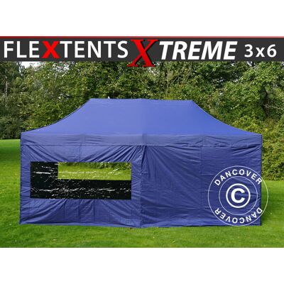 DANCOVER Carpa Plegable Flextents Xtreme 50 3x6m Azul Oscuro, Incl. 6 Lados DANCOVER Carpa Plegable Flextents Xtreme 50 3x6m Azul Oscuro, Incl. 6 Lados