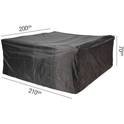 Funda Para Muebles De Jardín 7932 220x210x70 Aerocover Gris Homms Funda Para Muebles De Jardín 7932 220x210x70 Aerocover Gris Homms