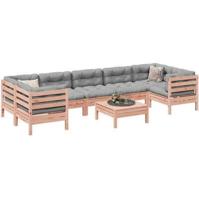 vidaXL Conjunto de Sofás Jardín - Madera de Abeto Douglas - Resistente vidaXL Conjunto de Sofás Jardín - Madera de Abeto Douglas - Resistente