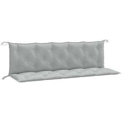 vidaXL Cojines para banco de jardín - Gris claro - 180x50x7 cm - Cojines para banco de jardín vidaXL Cojines para banco de jardín - Gris claro - 180x50x7 cm - Cojines para banco de jardín