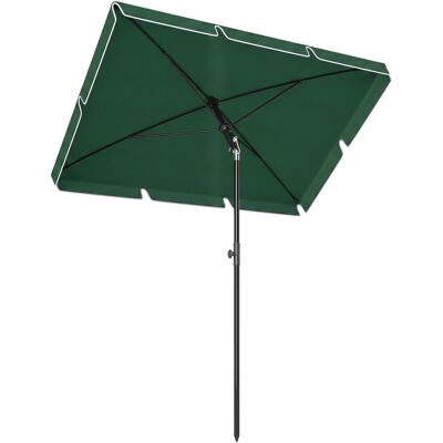 OEM Sombrilla De Terraza De Aluminio 2x1,3x2,5 M Parasol De Jardín Rectangular Con Función De Inclinación Verde OEM Sombrilla De Terraza De Aluminio 2x1,3x2,5 M Parasol De Jardín Rectangular Con Función De Inclinación Verde