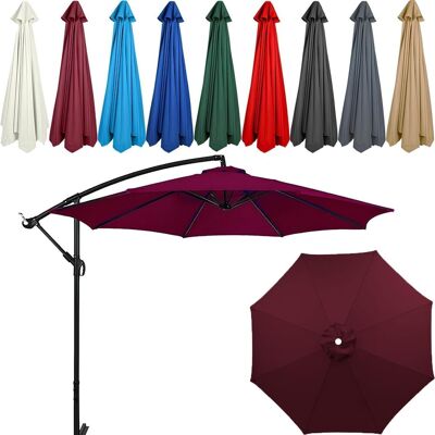 SANS MARQUE Toldo De Repuesto Universal Para Sombrilla De Patio De 10 Pies Y 8 Varillas, Fundas Portátiles Para Sombrillas, Cubierta Superior (rojo, 6.5 Pies 6 Varillas) (burdeos, 10 Pies 6 Varillas) SANS MARQUE Toldo De Repuesto Universal Para Sombrilla De Patio De 10 Pies Y 8 Varillas, Fundas Portátiles Para Sombrillas, Cubierta Superior (rojo, 6.5 Pies 6 Varillas) (burdeos, 10 Pies 6 Varillas)