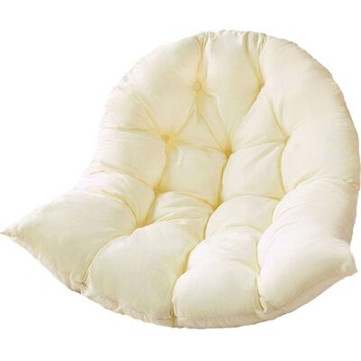 ABYSSE Cojín Lavable Para Mecedora De Jardín, Funda Blanca Colgante Para Asiento, Apta Para Uso Interior Y Exterior (cuna No Incluida). ABYSSE Cojín Lavable Para Mecedora De Jardín, Funda Blanca Colgante Para Asiento, Apta Para Uso Interior Y Exterior (cuna No Incluida).