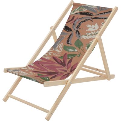Ecd Germany Silla De Playa De Madera Con Diseño Floral Marrón-rojo-verde Tumbona Plegable Con Respaldo Ajustable En 3 Posiciones De Reclinación Asiento De Relax Para Jardín O Piscina, Hasta 120 Kg Ecd Germany Silla De Playa De Madera Con Diseño Floral Marrón-rojo-verde Tumbona Plegable Con Respaldo Ajustable En 3 Posiciones De Reclinación Asiento De Relax Para Jardín O Piscina, Hasta 120 Kg