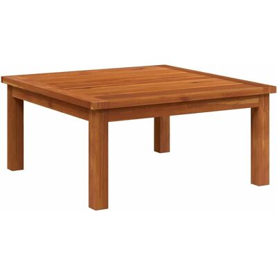 vidaXL Mesa de jardín de madera maciza de acacia 63x63x30 cm - Mesa de jardín vidaXL Mesa de jardín de madera maciza de acacia 63x63x30 cm - Mesa de jardín