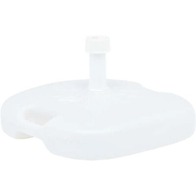 HELLOSHOP26 Base Redonda Moderna Para Sombrilla De Exterior 45 X 45 X 26 Cm Resistente A La Intemperie Plástico Blanco 020045957 HELLOSHOP26 Base Redonda Moderna Para Sombrilla De Exterior 45 X 45 X 26 Cm Resistente A La Intemperie Plástico Blanco 020045957