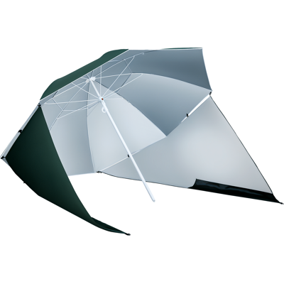 JHY DESIGN Sombrilla De Playa 2 En 1 Con 2 Paneles Laterales, Toldo Portátil Resistente A Los Rayos Uv Con Bolsa De Transporte, Ø 210 X 222 Cm, Verde JHY DESIGN Sombrilla De Playa 2 En 1 Con 2 Paneles Laterales, Toldo Portátil Resistente A Los Rayos Uv Con Bolsa De Transporte, Ø 210 X 222 Cm, Verde