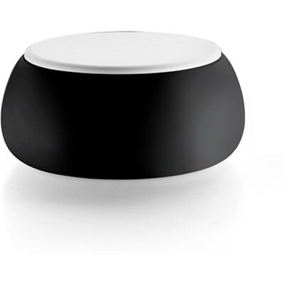 PLUST Mesa De Centro Baja Redonda Container De Diseño Moderno T Ball - Negro PLUST Mesa De Centro Baja Redonda Container De Diseño Moderno T Ball - Negro