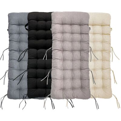 QUICK STAR Kissen Auflage Für Liegestuhl 157x57x10cm Leinen – Hochwertige Gartenliege Auflage Mit 24kg Schaumfüllung, Uv-beständiger Olefin Bezug, Formstabil & Verschleißfest, Hellgrau, Mit Befestigungsgurten QUICK STAR Kissen Auflage Für Liegestuhl 157x57x10cm Leinen – Hochwertige Gartenliege Auflage Mit 24kg Schaumfüllung, Uv-beständiger Olefin Bezug, Formstabil & Verschleißfest, Hellgrau, Mit Befestigungsgurten