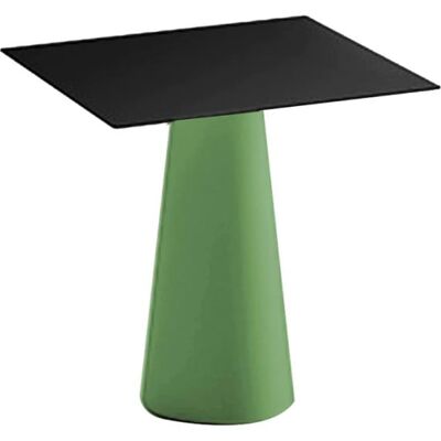 PLUST Mesa De Comedor Cuadrada Diseño Moderno Jardín Terraza Fura T1-dq - Verde Oscuro PLUST Mesa De Comedor Cuadrada Diseño Moderno Jardín Terraza Fura T1-dq - Verde Oscuro