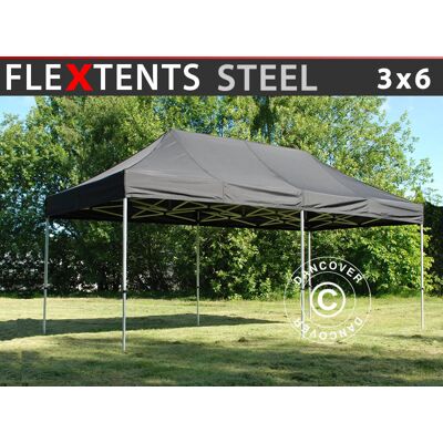 DANCOVER Carpa Plegable Flextents Steel 3x6m Negro DANCOVER Carpa Plegable Flextents Steel 3x6m Negro